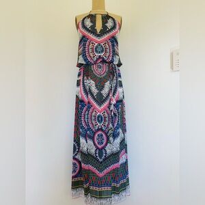 NWT - Ramy Brooke Halter Maxi dress size M